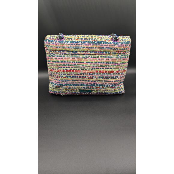 Kurt Geiger London Large Tweed Kensington Woven Purse - Picture 2 of 14